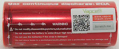 Test Review Of Vapcell Inr Mah Red Rechargeable